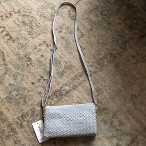 Woven crossbody bag